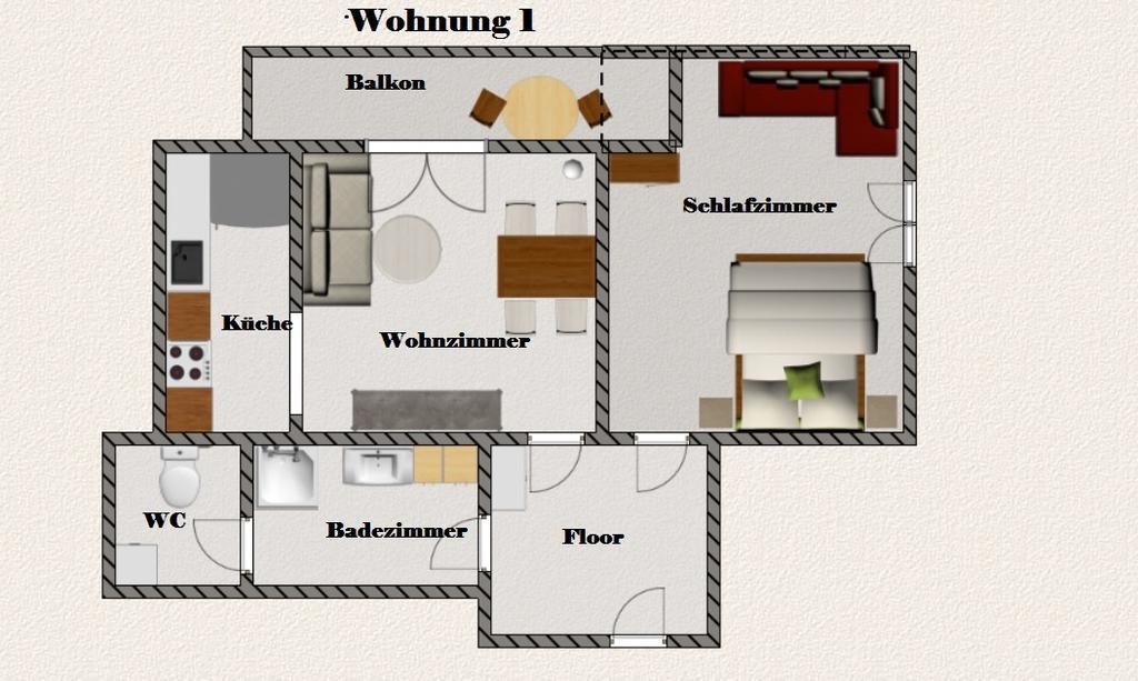 Haus Maria Larcher Bach  Rom bilde